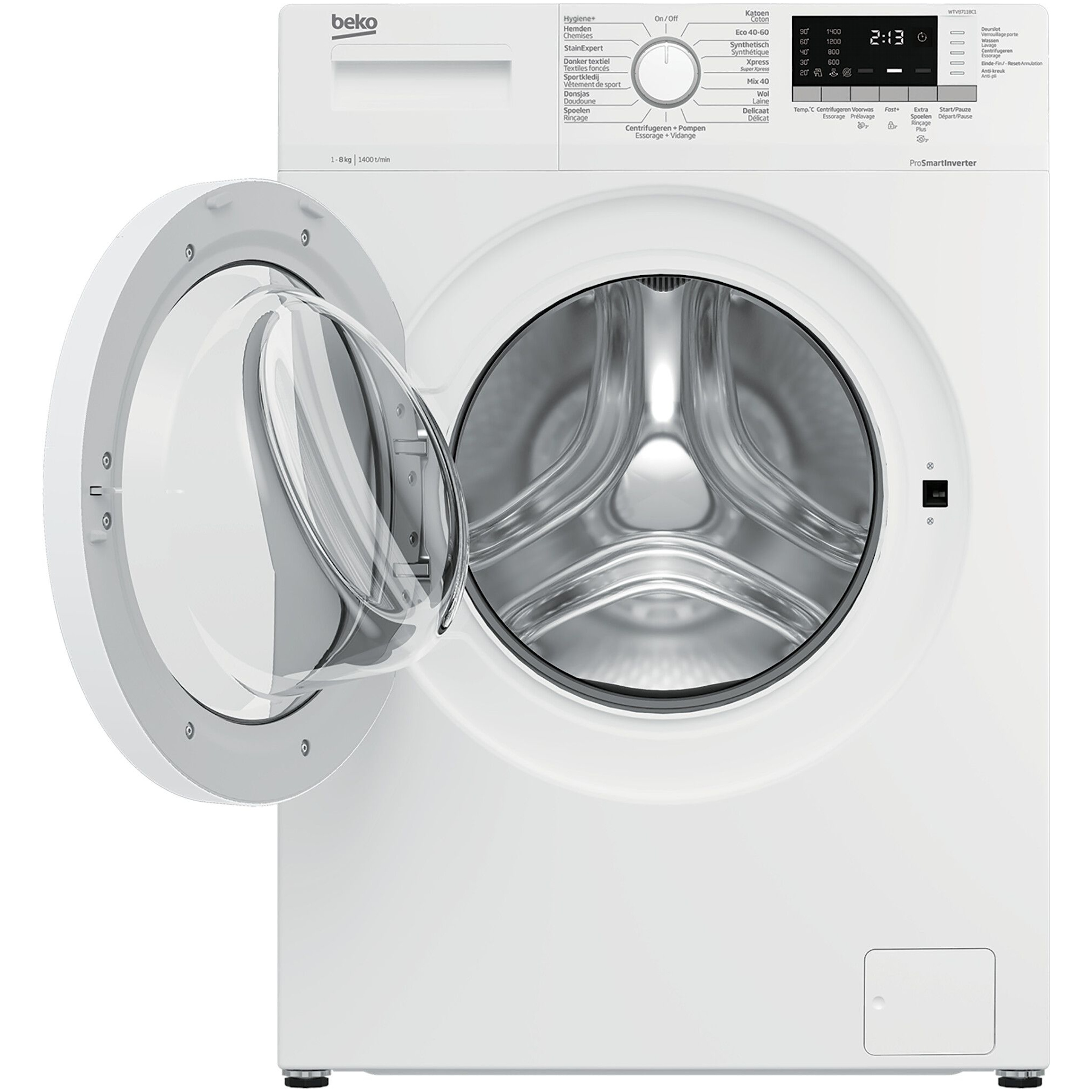 Beko wasmachine WTV8711BC1 afbeelding 3