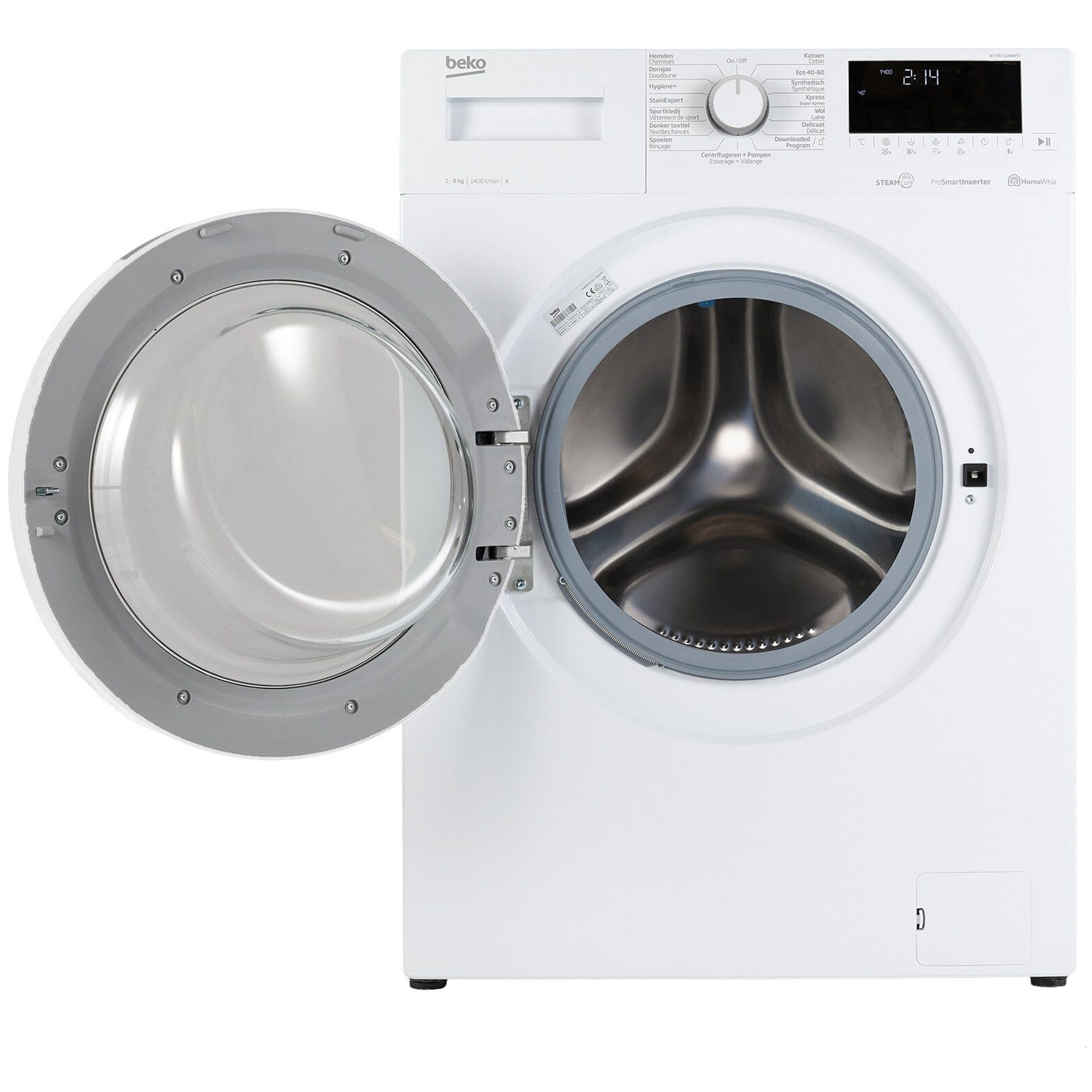 Beko wasmachine  WTV8716XWWST afbeelding 4