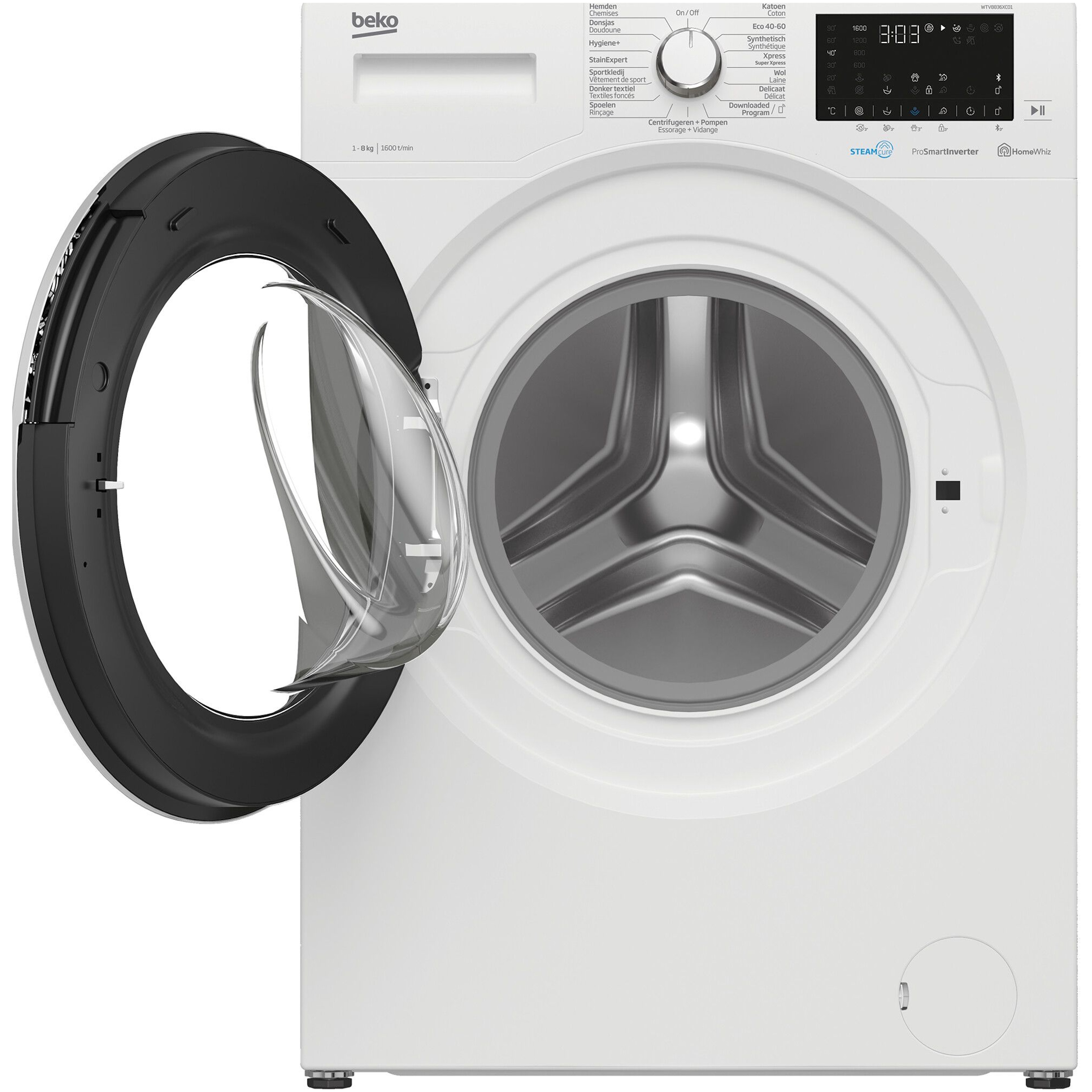 Beko wasmachine WTV8836XC01 afbeelding 3