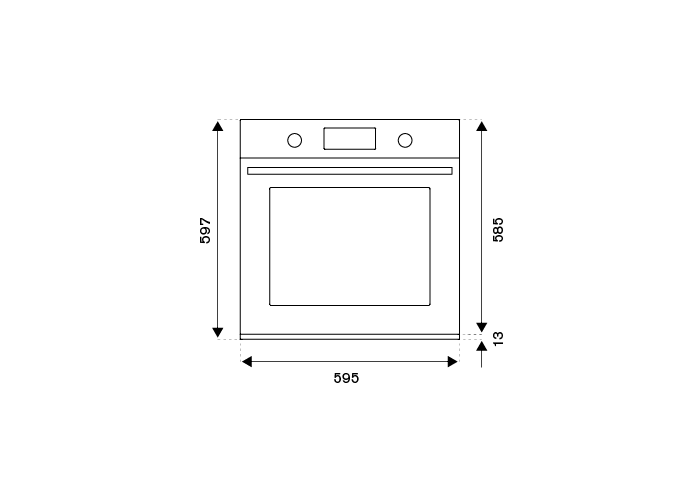 F6011HERVPTAX-23 Bertazzoni afbeelding 2