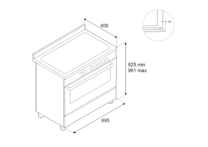 HER95I1ENET2 Bertazzoni afbeelding 2
