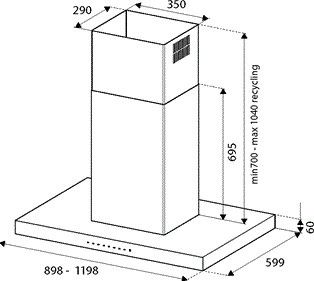 KTI90P1AXT Bertazzoni afbeelding 2
