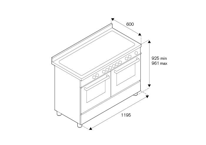 Bertazzoni MAS126G2ENET  fornuis afbeelding 5