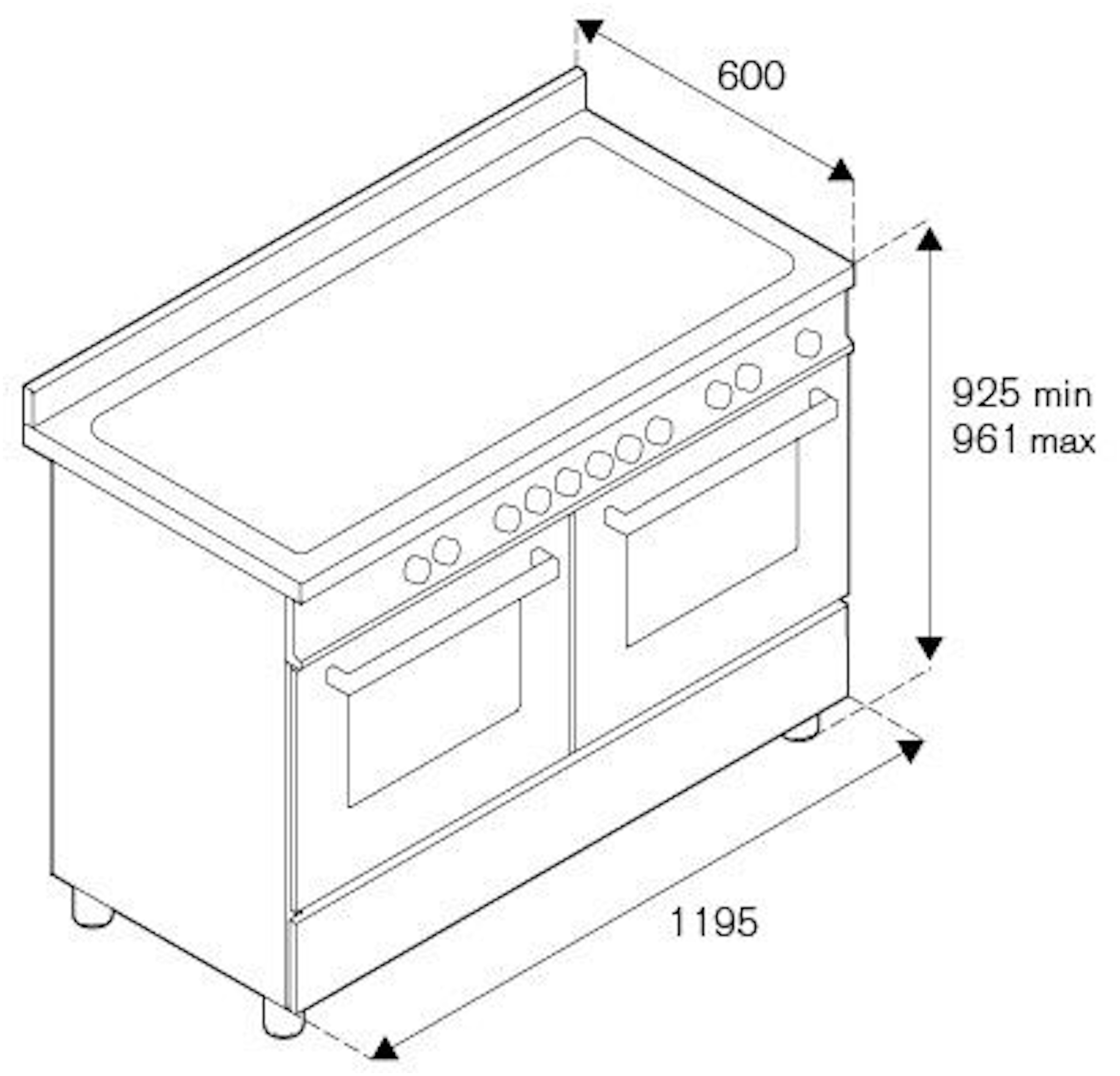 MAS126G2ENET van Bertazzoni afbeelding 5