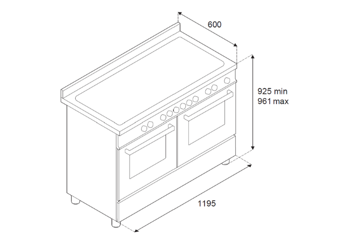 MAS126G2EXT2 Bertazzoni afbeelding 2