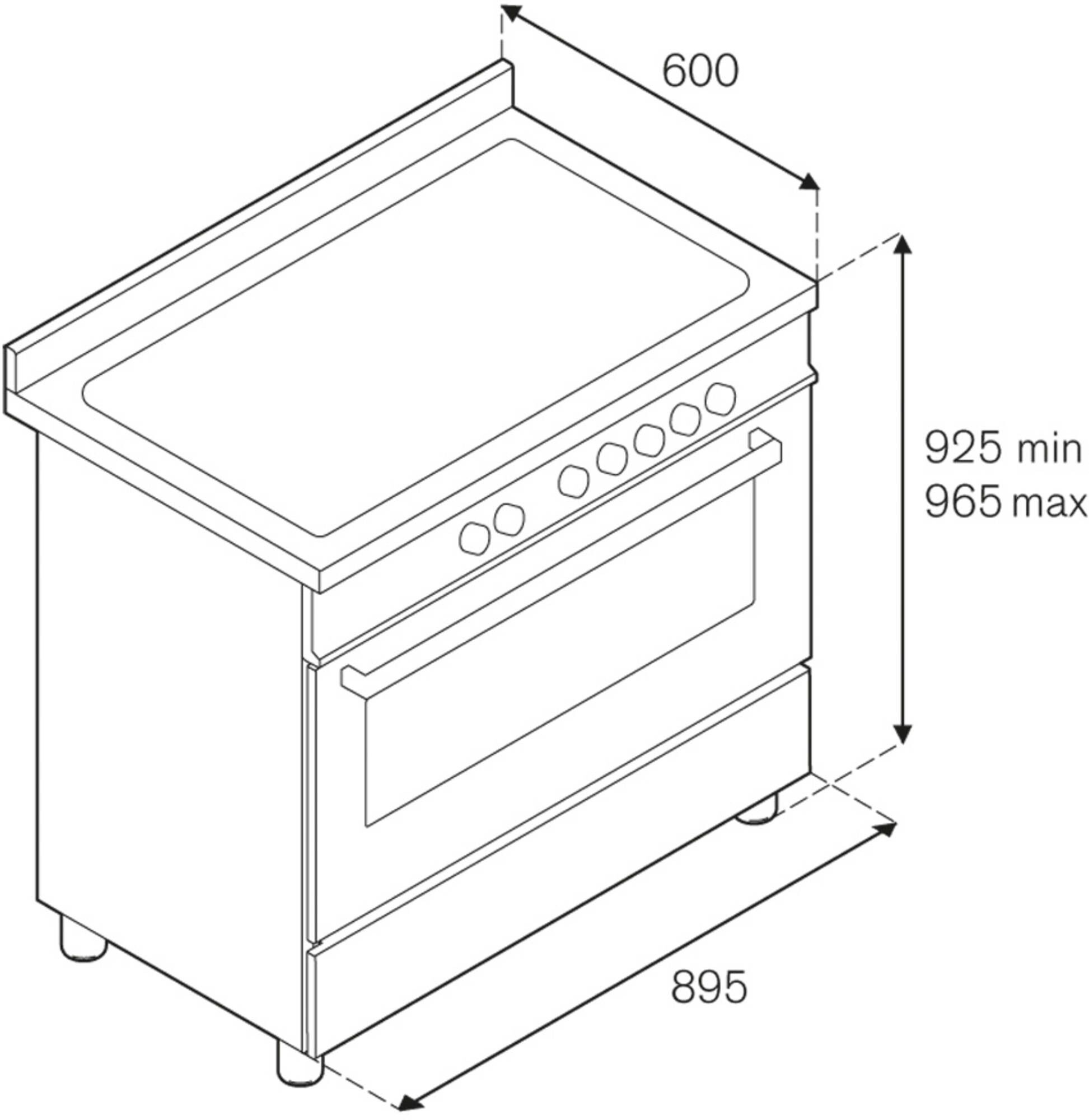 MAS95I1EXT van Bertazzoni afbeelding 6