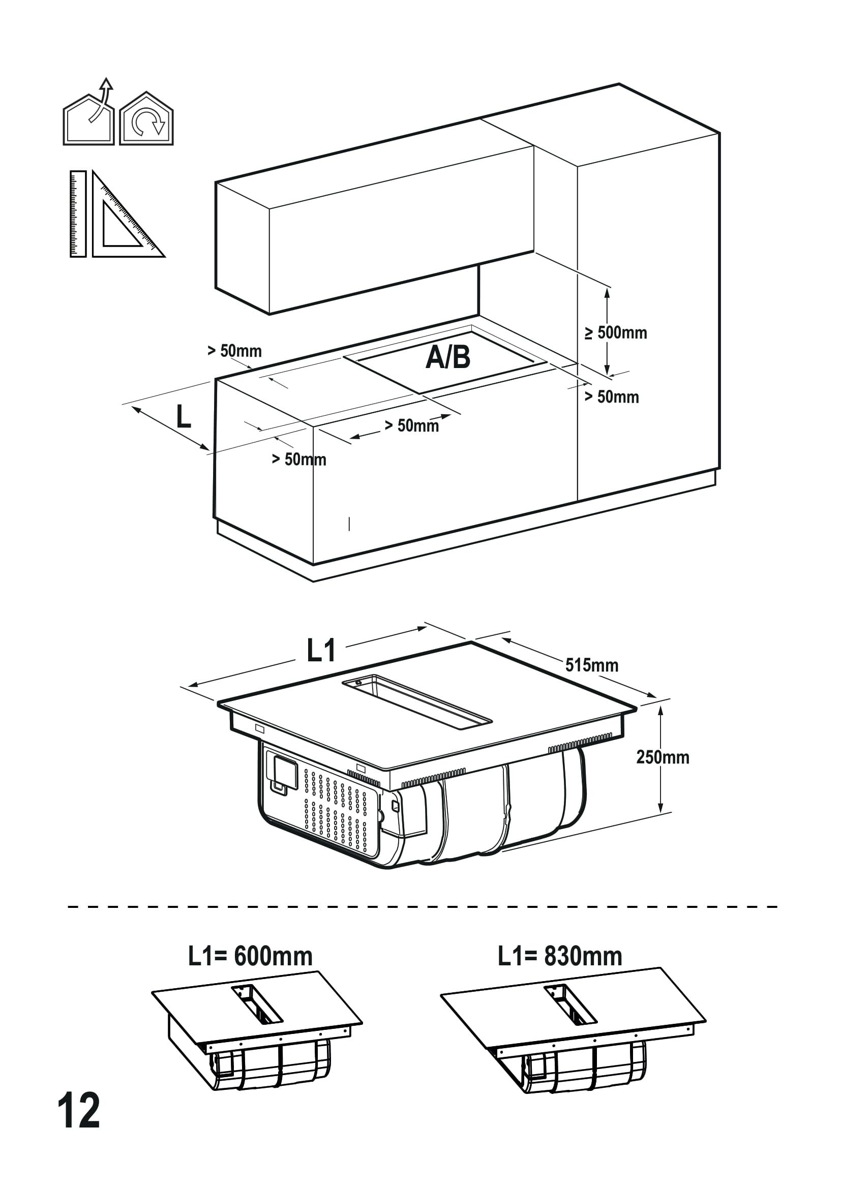 Bertazzoni kookplaat inbouw P604ICH30NP afbeelding 4
