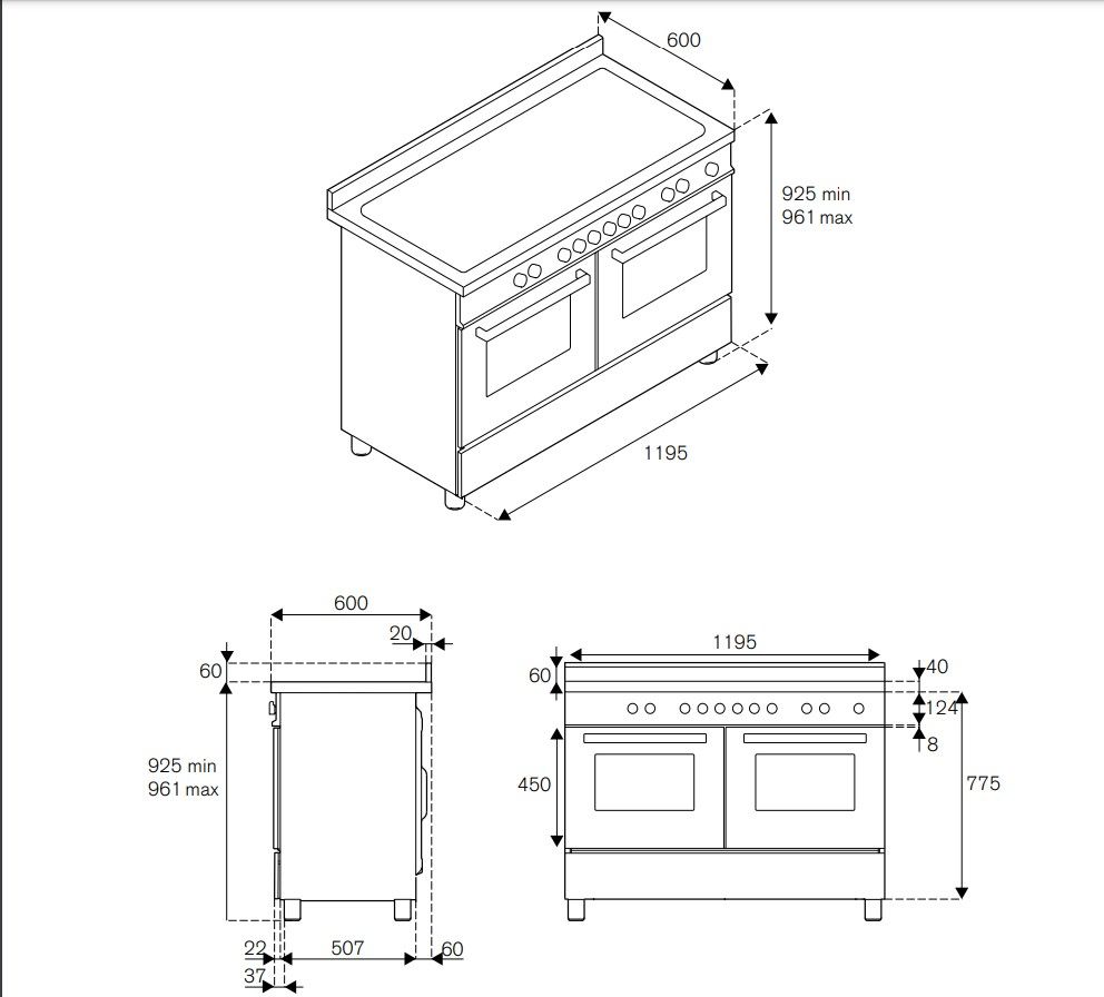 PRO125I2EROT Bertazzoni afbeelding 2