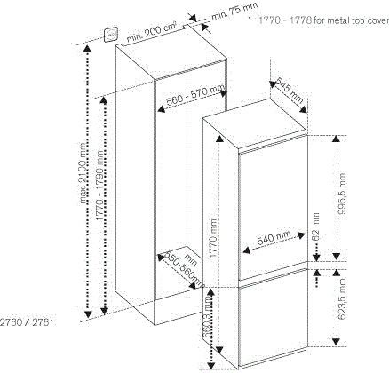 REF603BBNPVC-20 Bertazzoni afbeelding 2