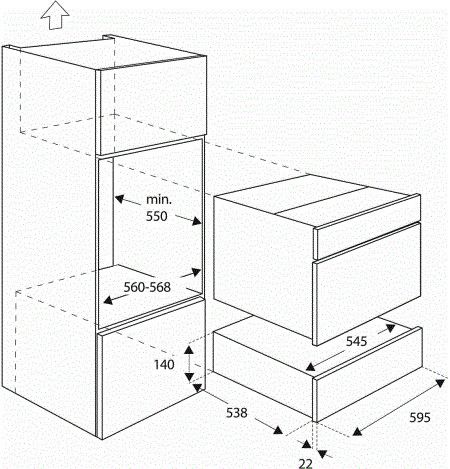 Bertazzoni warmhoudlade WD60N afbeelding 3