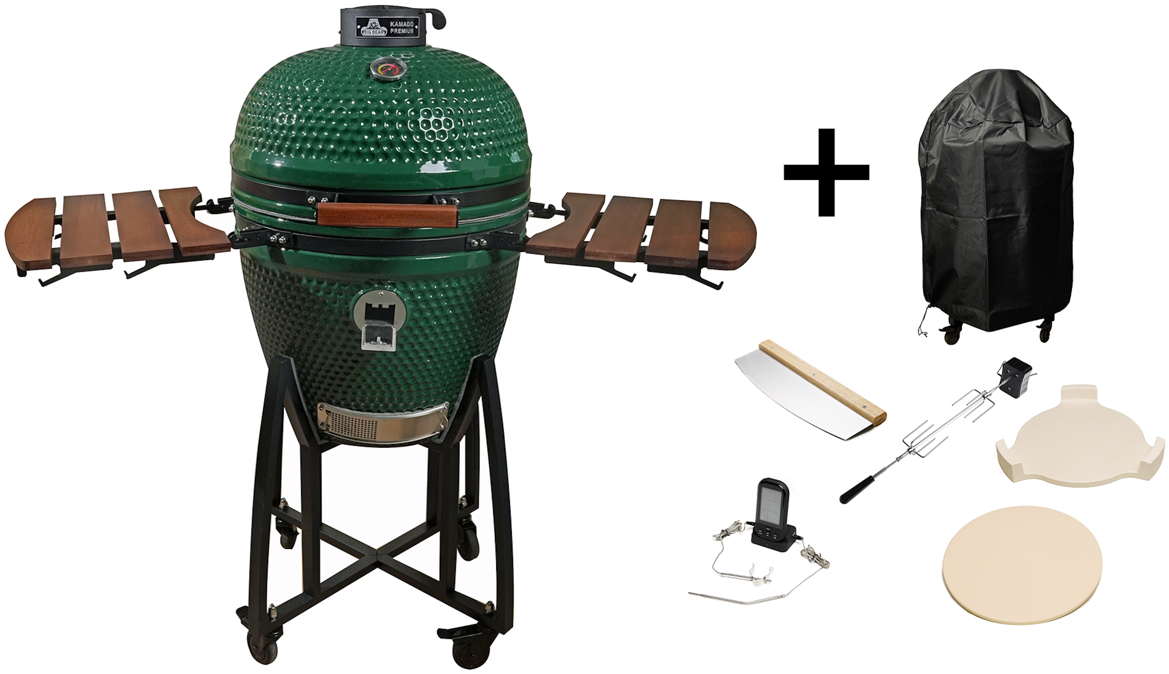 Big Bear KAMADO XL GREEN + ACCESSOIRES