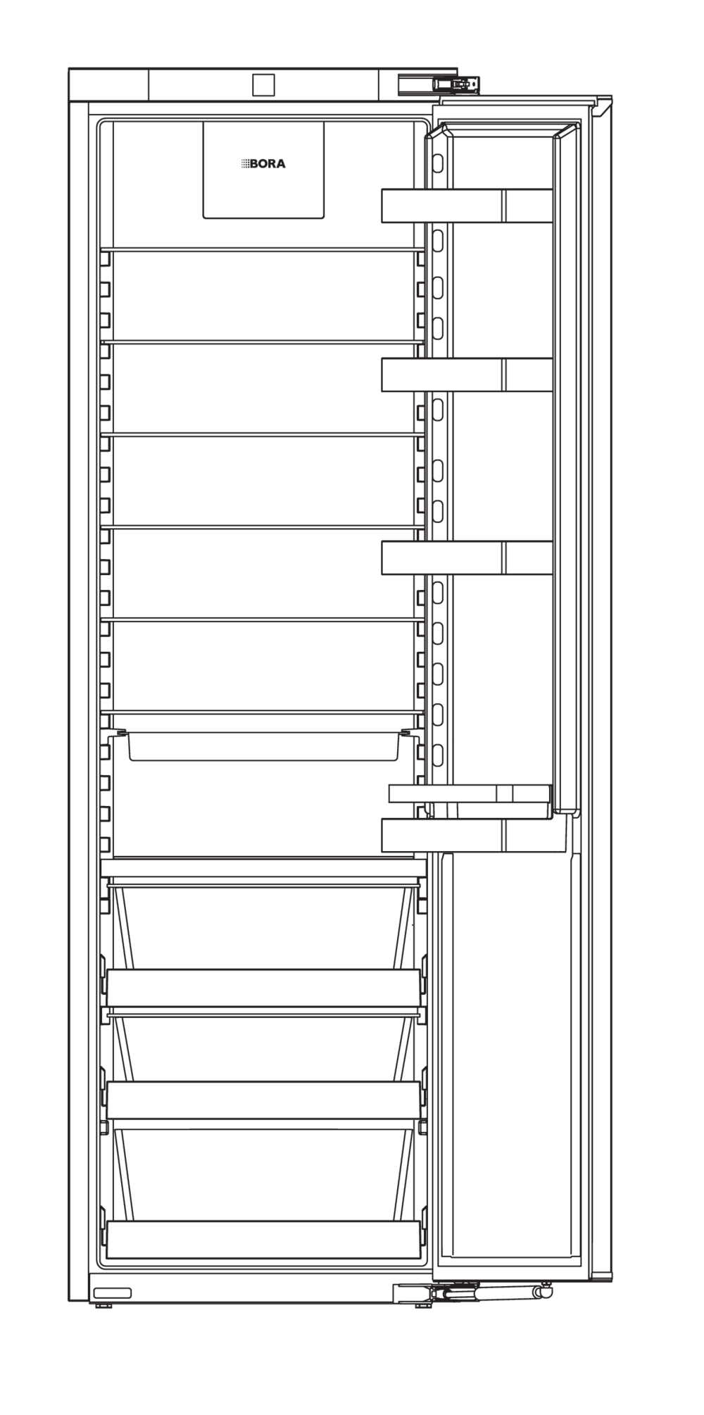 Bora koelkast inbouw C178K afbeelding 4