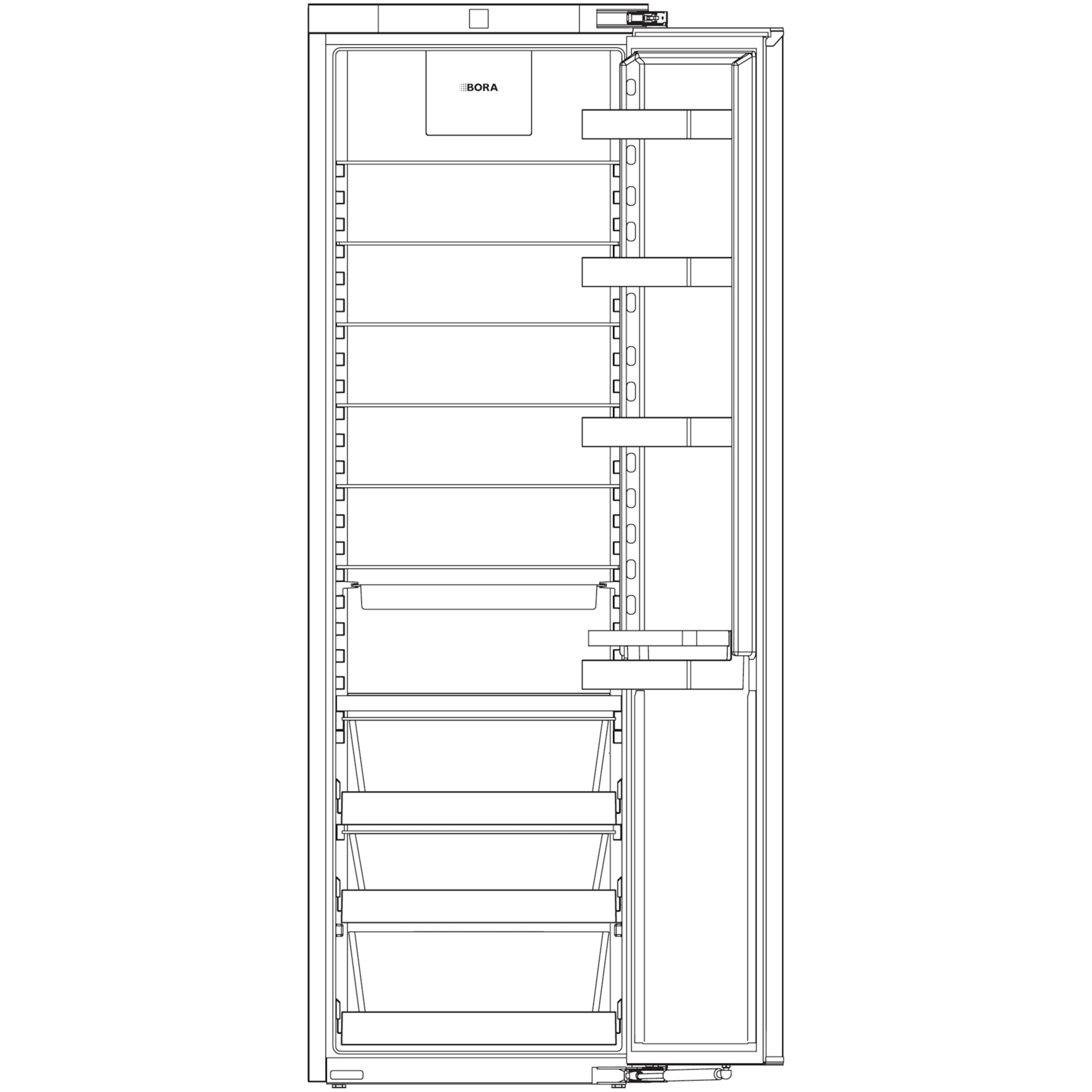 Bora koelkast inbouw C178K afbeelding 4