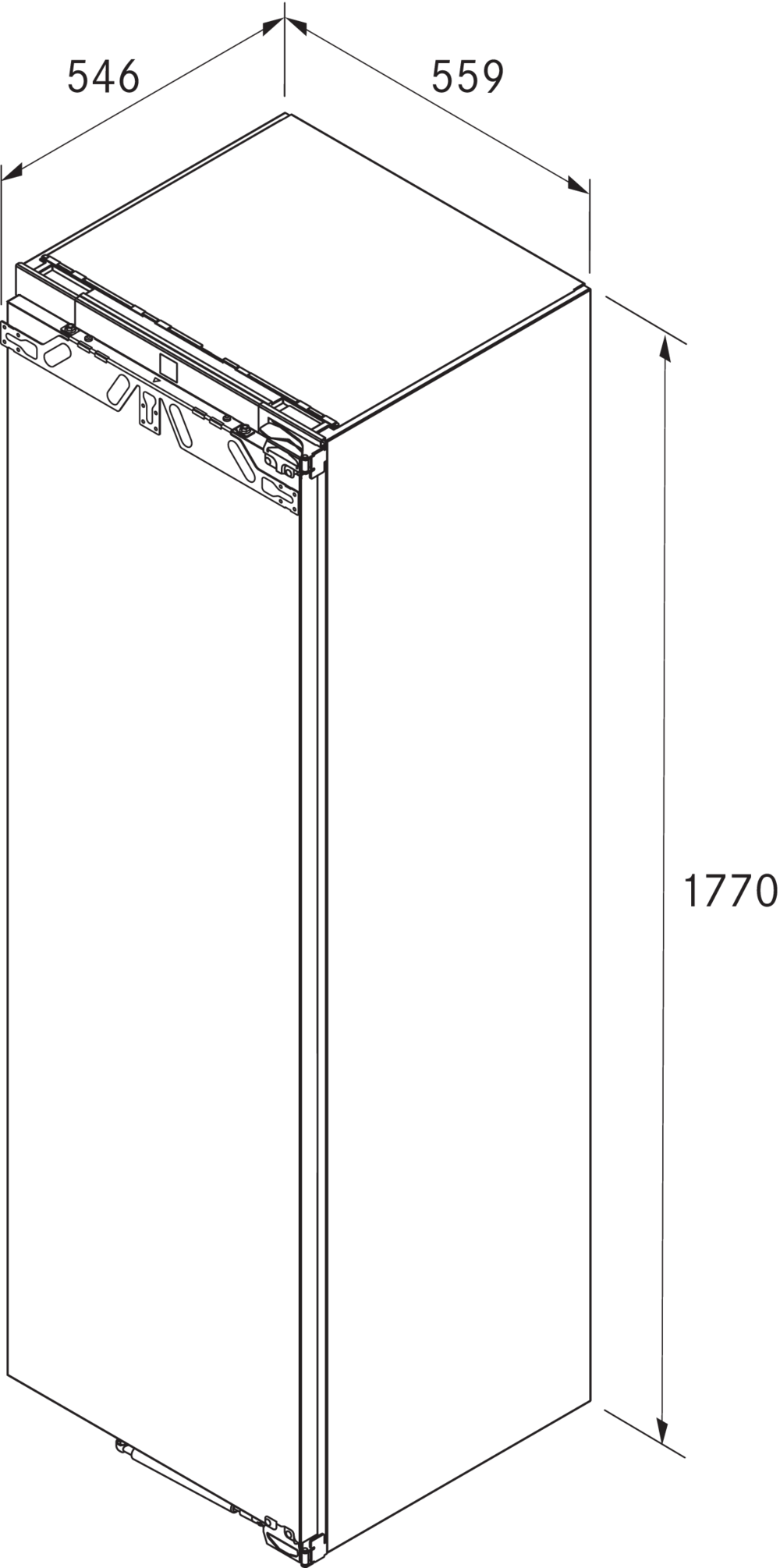 Bora koelkast inbouw C178KGFS1 afbeelding 4