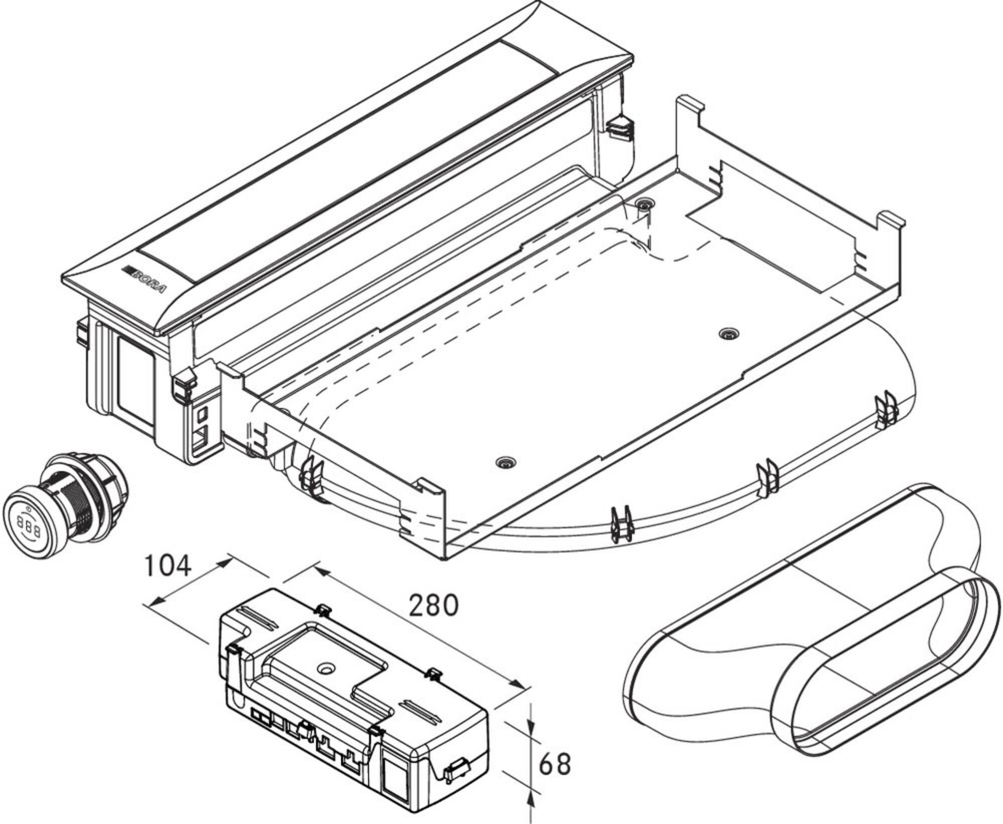Bora PKA3AB  afzuigkap afbeelding 5