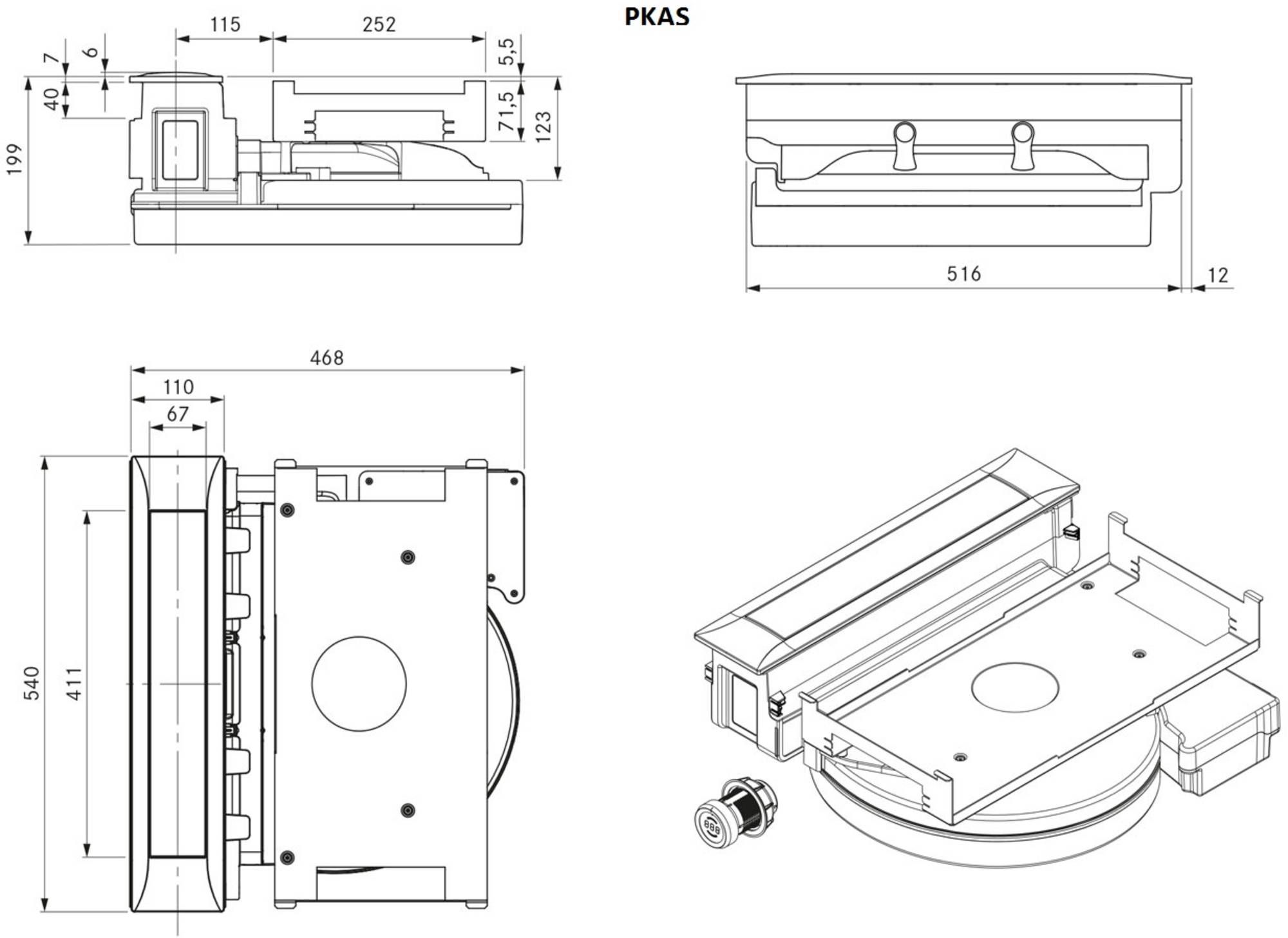 Bora PKAS3FIR inbouw kookplaat afbeelding 5