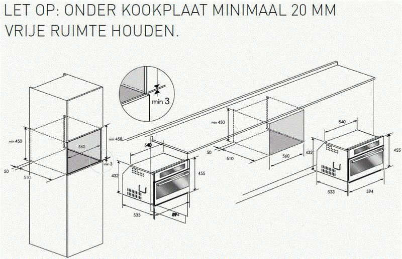 Boretti magnetron inbouw BPCN45IX afbeelding 4