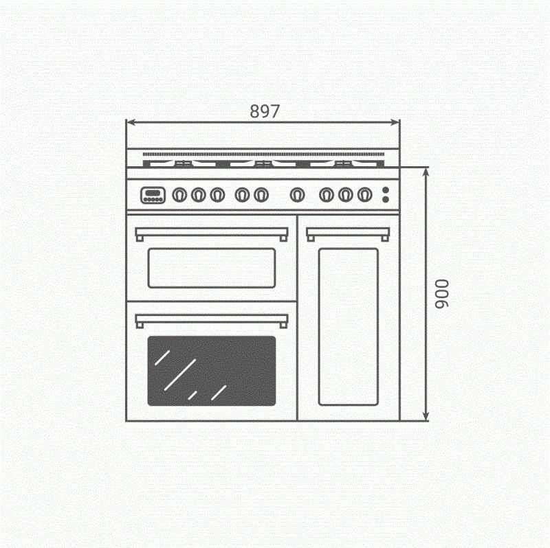 CFBG903ZW Boretti afbeelding 2