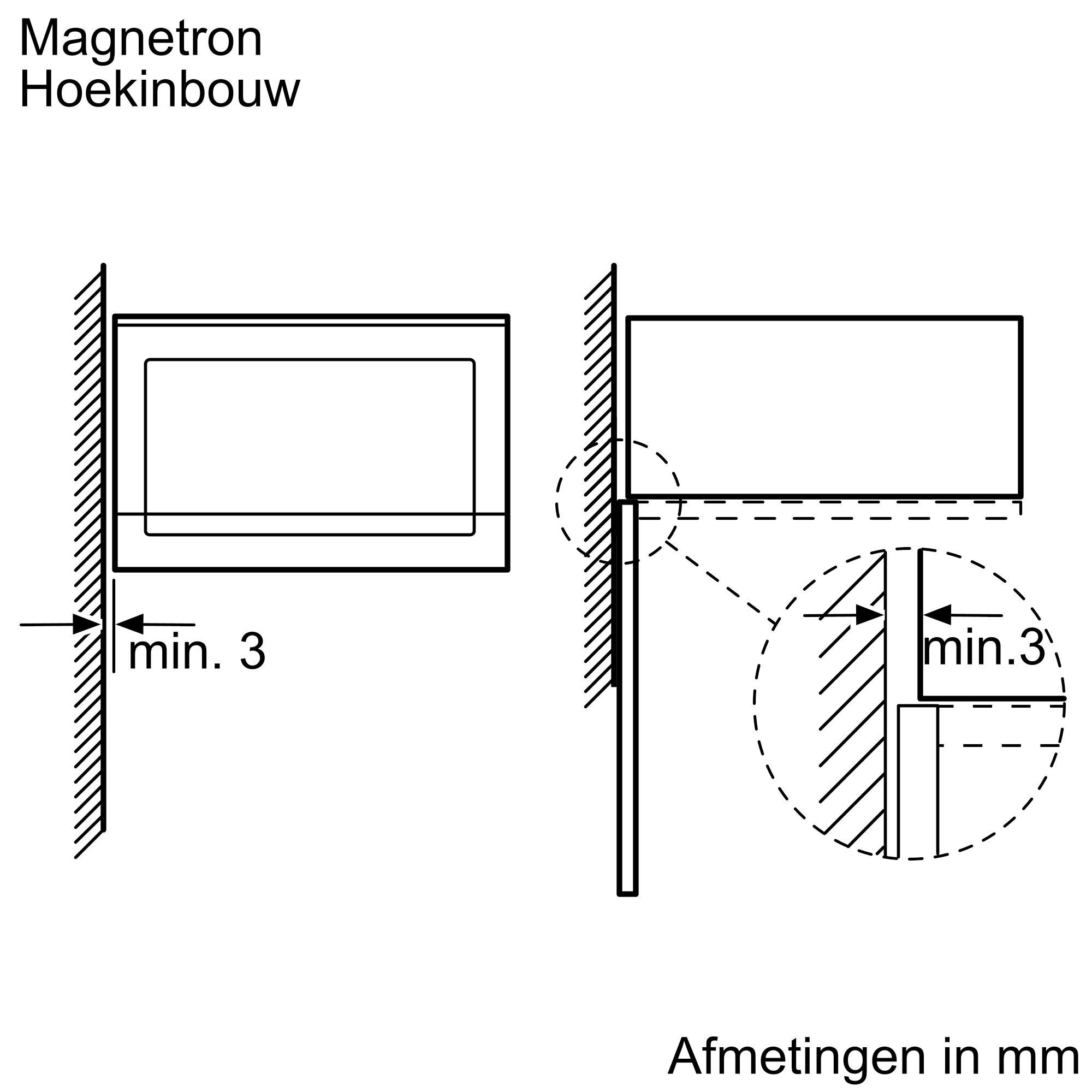 Bosch BFL423MB0 inbouw magnetron afbeelding 5