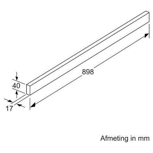 Bosch DWQ96DM50 afzuigkap Muurmontage Roestvrijstaal 610 m³/uur A Bosch DWQ96DM50 afzuigkap Muurmontage Roestvrijstaal 610 m³/uur A