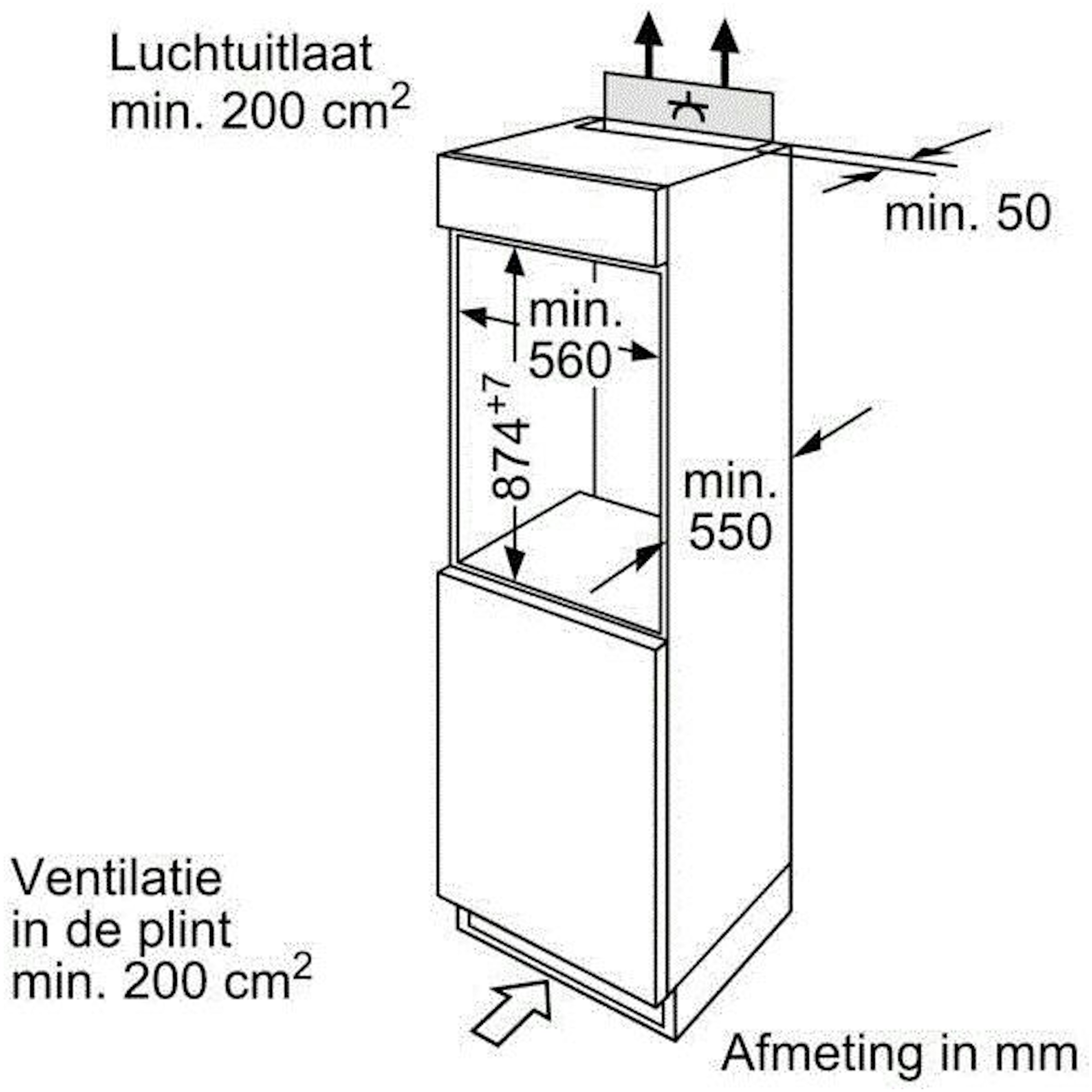 Bosch KIL18NFF0 inbouw koelkast afbeelding 6
