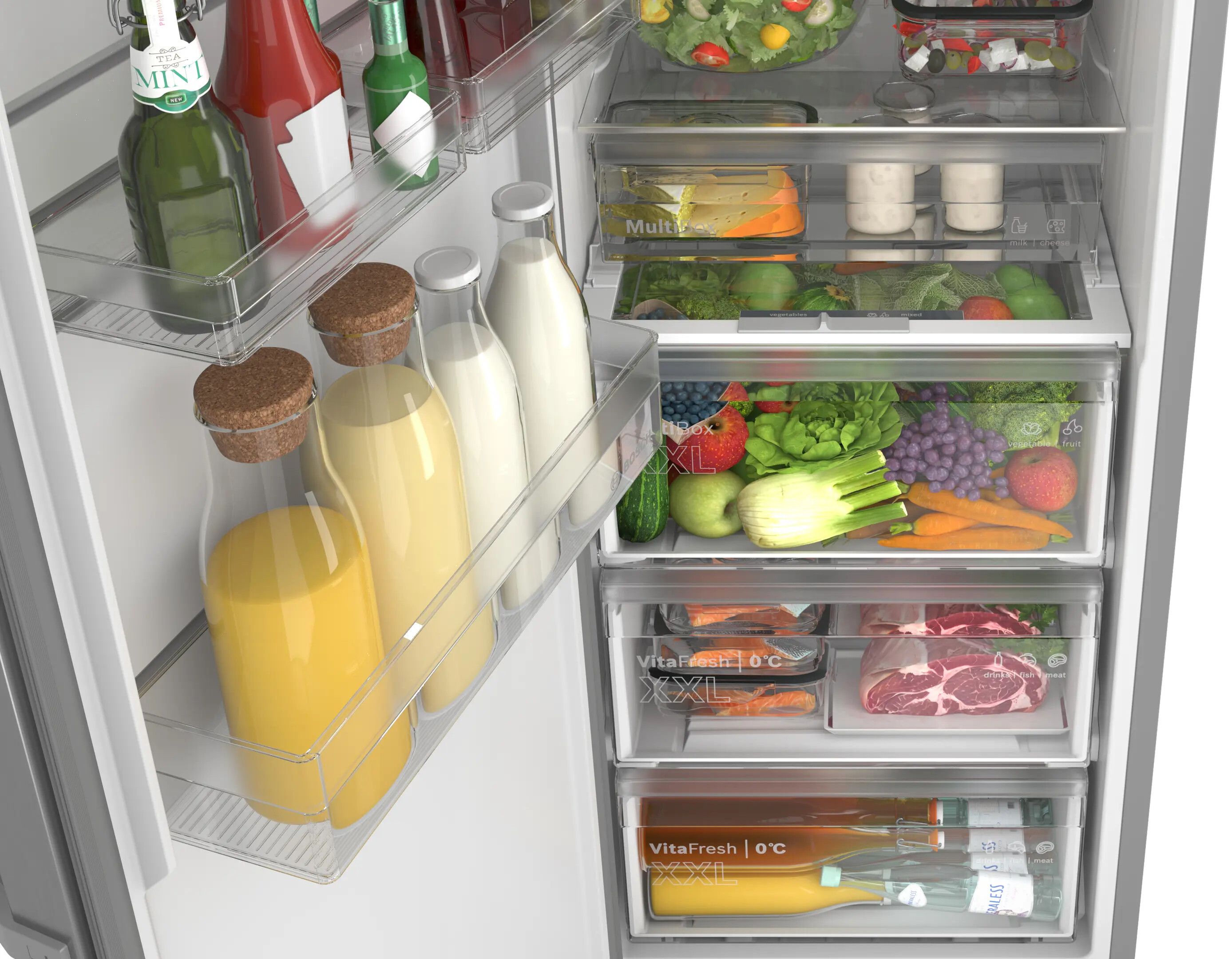 Bosch KSN36VLCG vrijstaand koelkast afbeelding 5