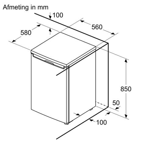 Bosch koelkast KTL15NWEB afbeelding 3