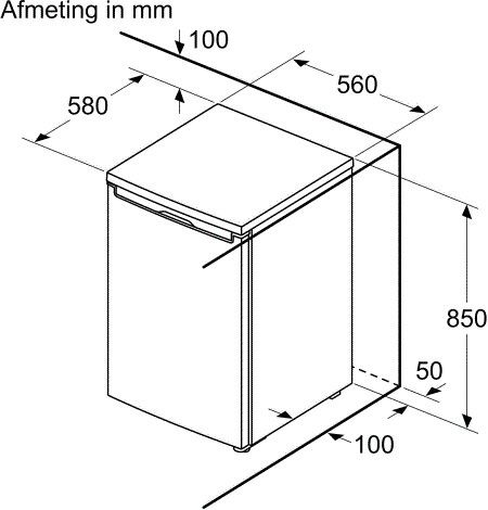 Bosch KTR15NWFA vrijstaand koelkast afbeelding 5