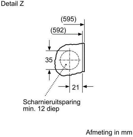 Bosch WIW24342EU inbouw wasmachine afbeelding 5