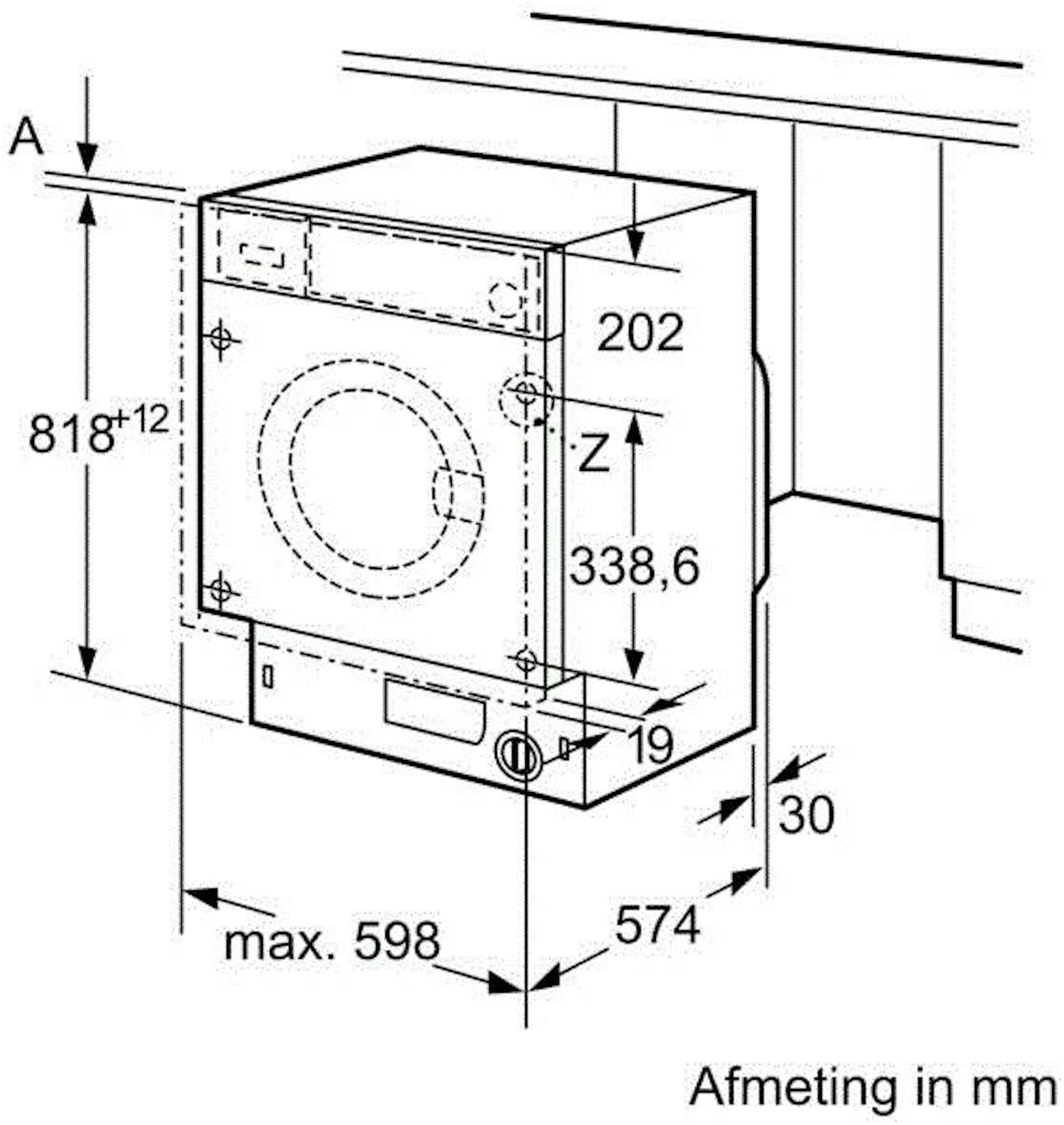 Bosch wasmachine WIW24342EU afbeelding 3