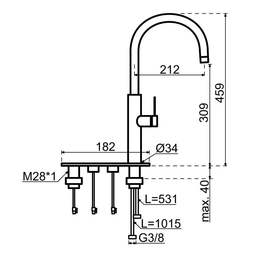 Dekorado 351336  kokendwaterkraan afbeelding 5
