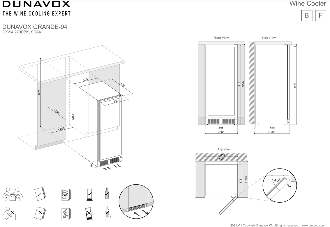 DX 94 270DCK Dunavox afbeelding 2