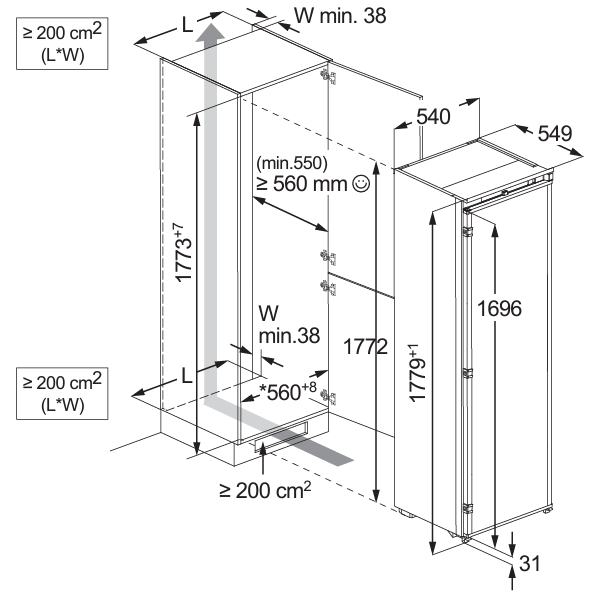 Electrolux vriezer EUN7NE18S afbeelding 3