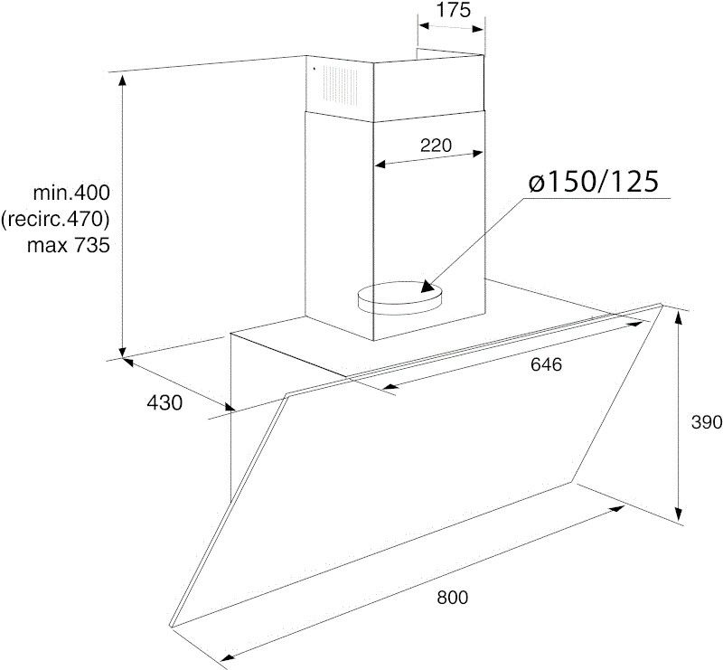 Etna AD780ZT  afzuigkap afbeelding 5