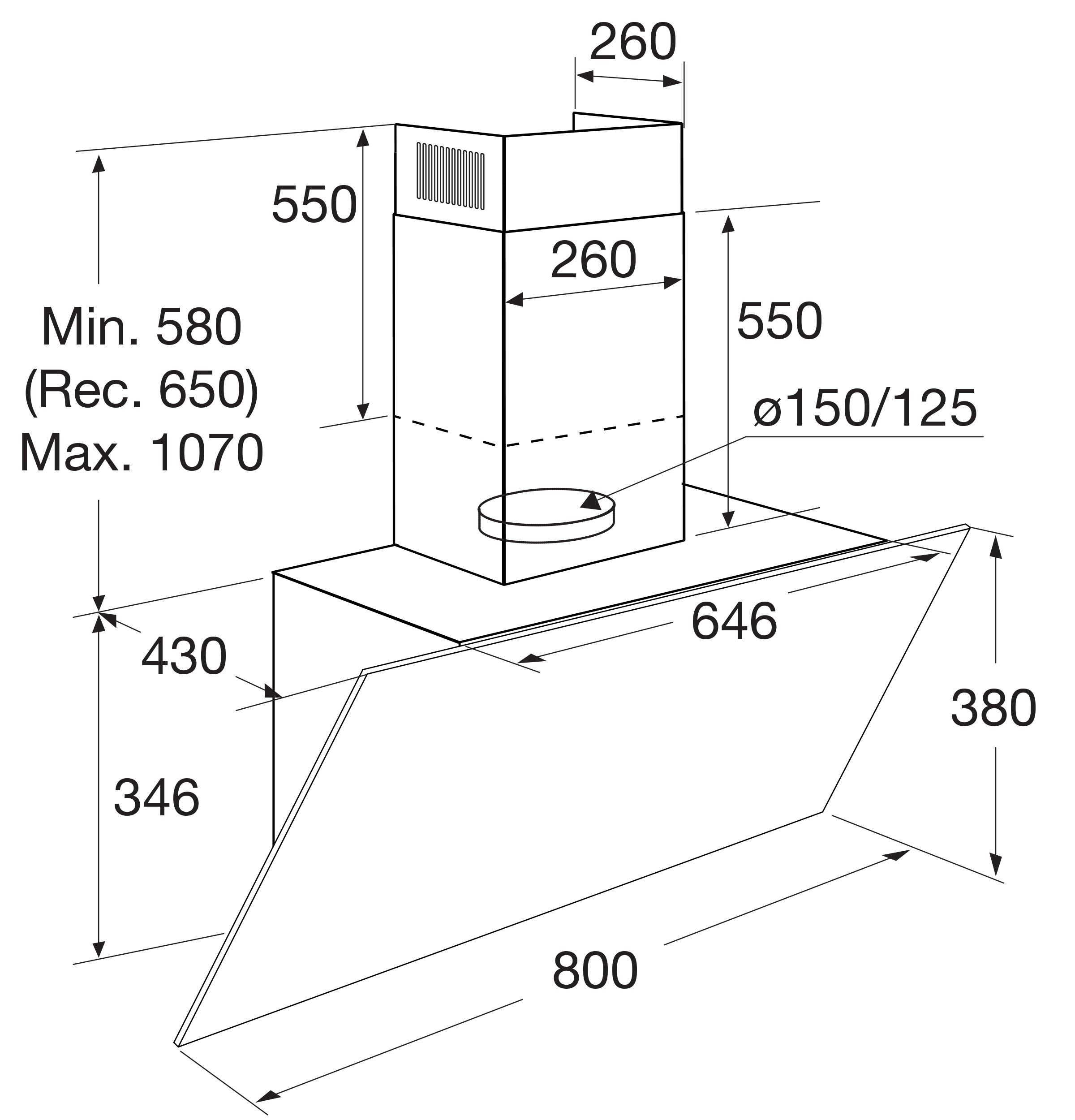 Etna AD781ZT  afzuigkap afbeelding 5