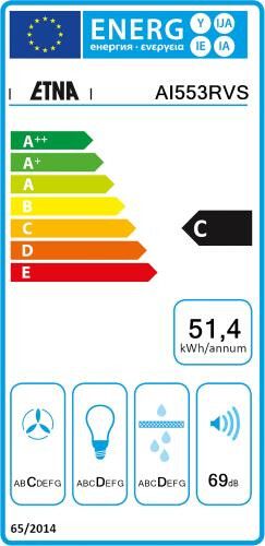 Etna afzuigkap AI553RVS afbeelding 3