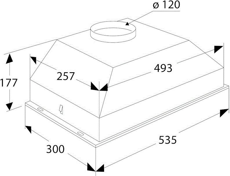Etna afzuigkap  AI553RVS afbeelding 4