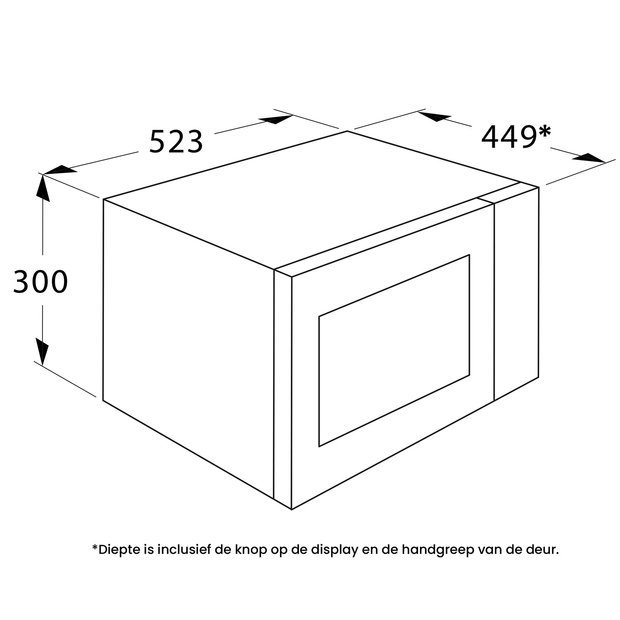 Etna CMV829 inbouw magnetron afbeelding 5