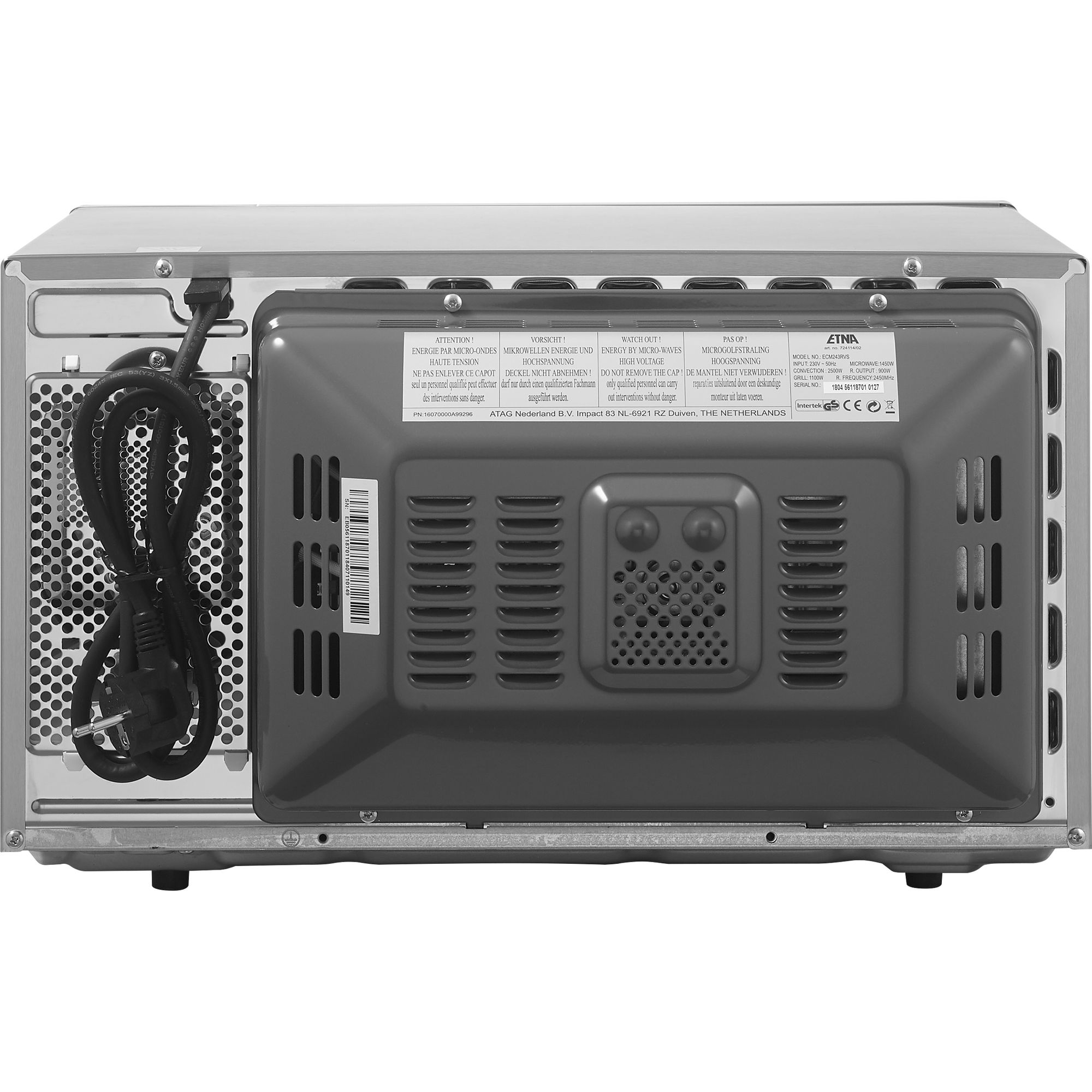 ETNA magnetron ECM243RVS afbeelding 8