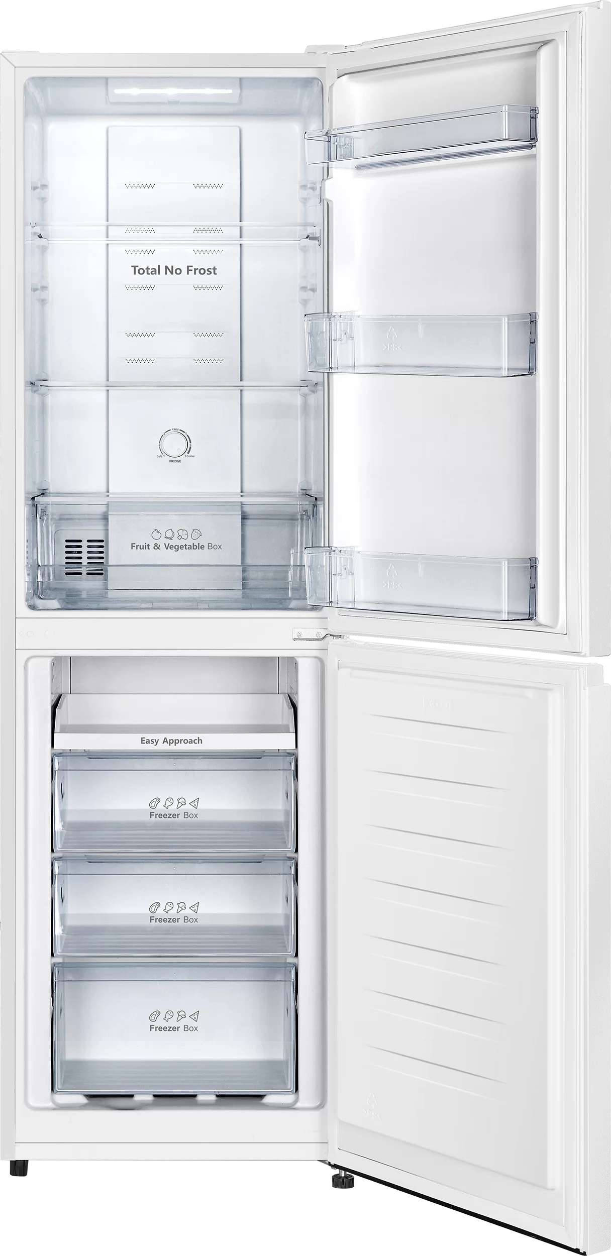 Etna KCV282NWIT vrijstaand koelkast afbeelding 5