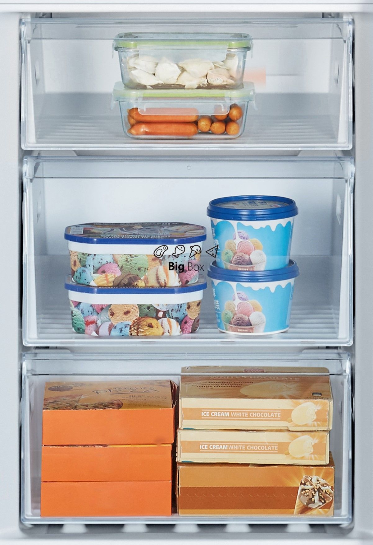 Etna KCV286WRVS vrijstaand koelkast afbeelding 5