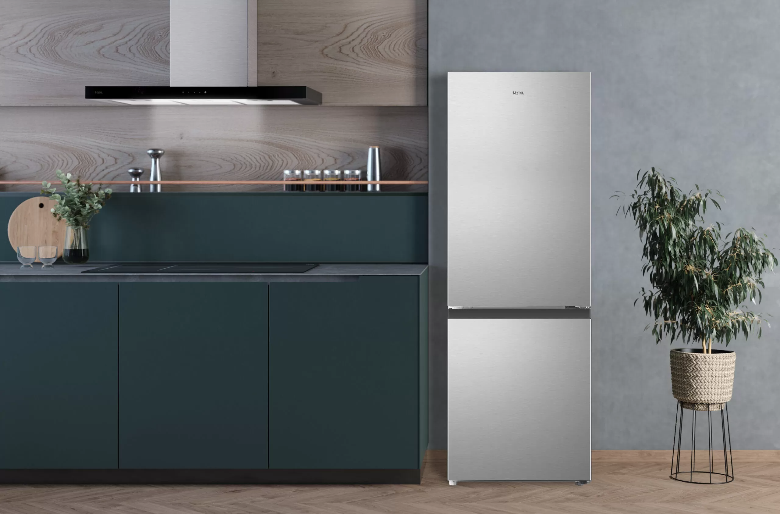 Etna koelkast vrijstaand KCV343RVS afbeelding 4