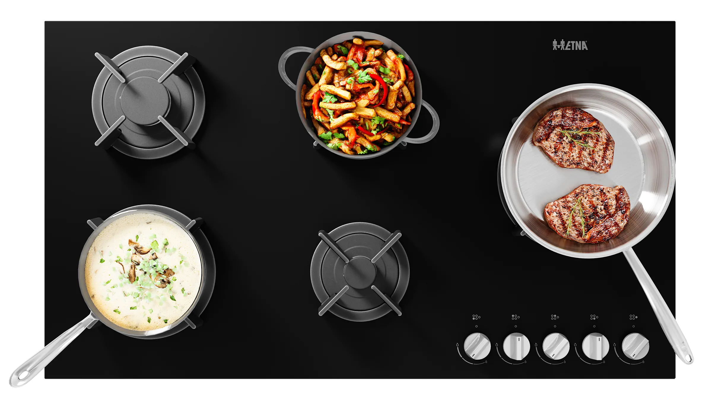 Etna kookplaat inbouw KGG890ZTA afbeelding 4