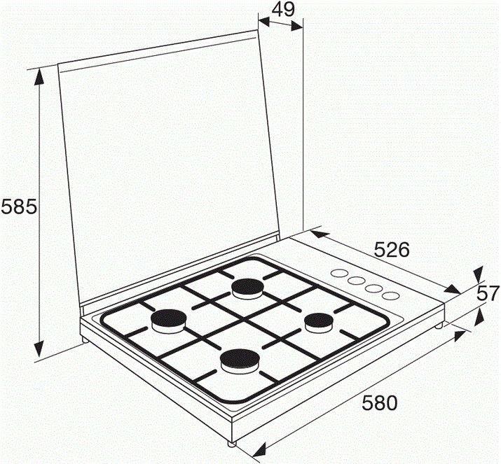 KGV558WIT Etna afbeelding 2