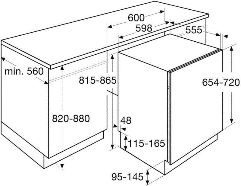 Etna vaatwasser VW744M afbeelding 3