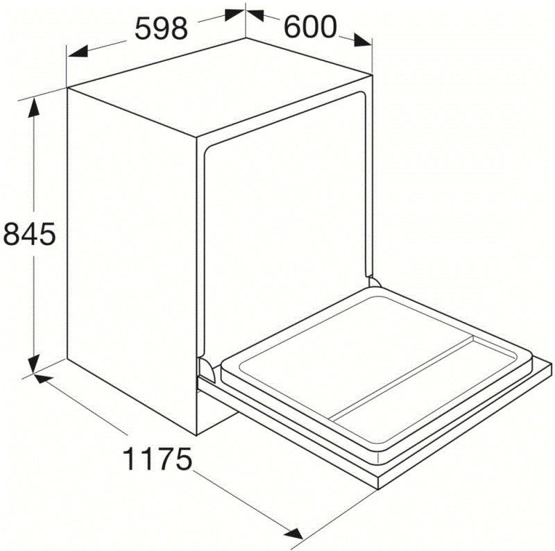 Etna vaatwasser vrijstaand VWV240CRVS afbeelding 4