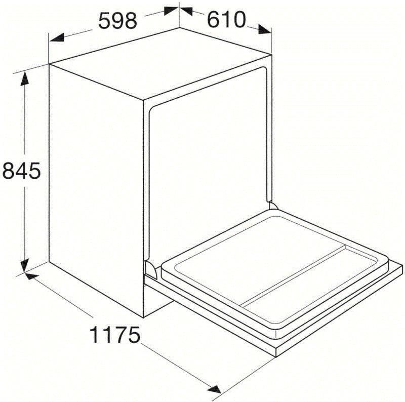 Etna vaatwasser VWV242CWIT afbeelding 3
