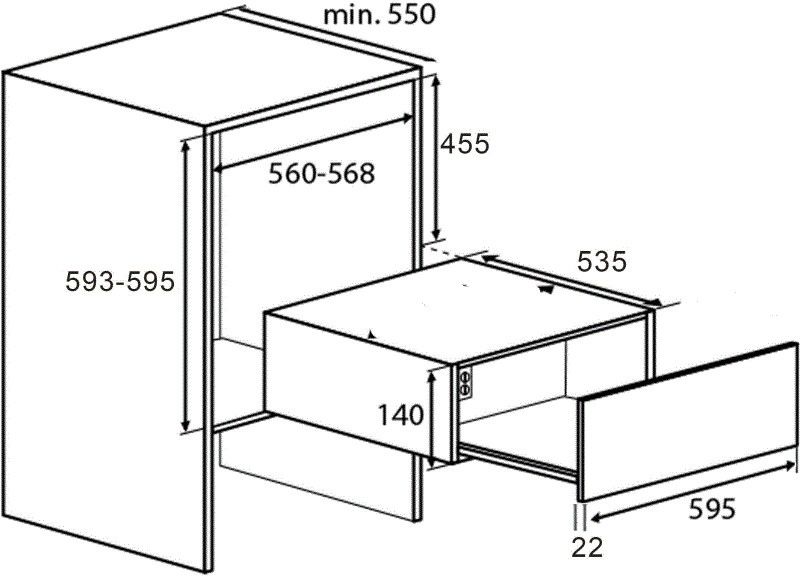 Etna warmhoudlade WL915 afbeelding 3