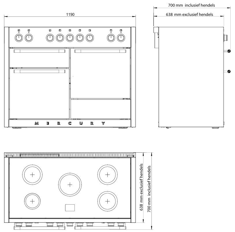 Falcon 104432001  fornuis afbeelding 6