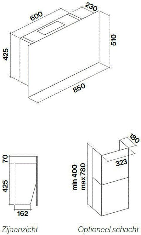 COVER85W Falmec afbeelding 2